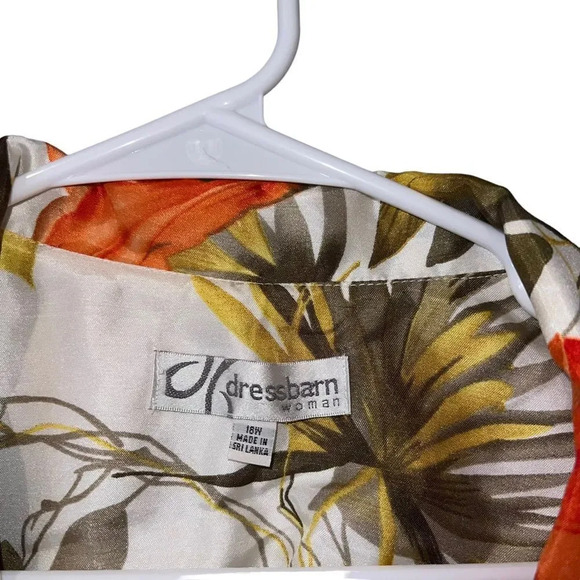 Vintage Floral DressBarn Women’s Button Down Size 18W - Picture 2 of 3